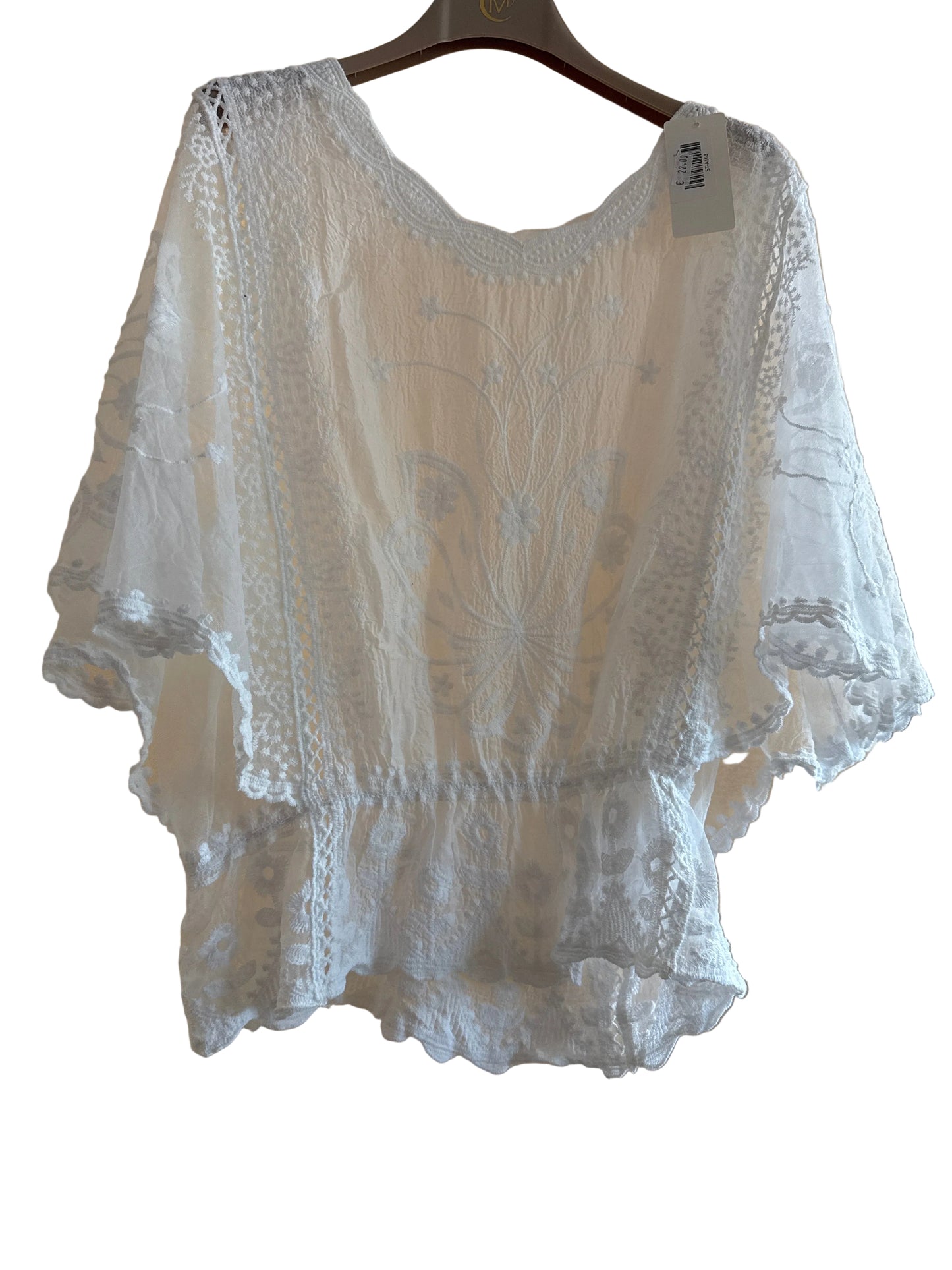 Blusa ricamata