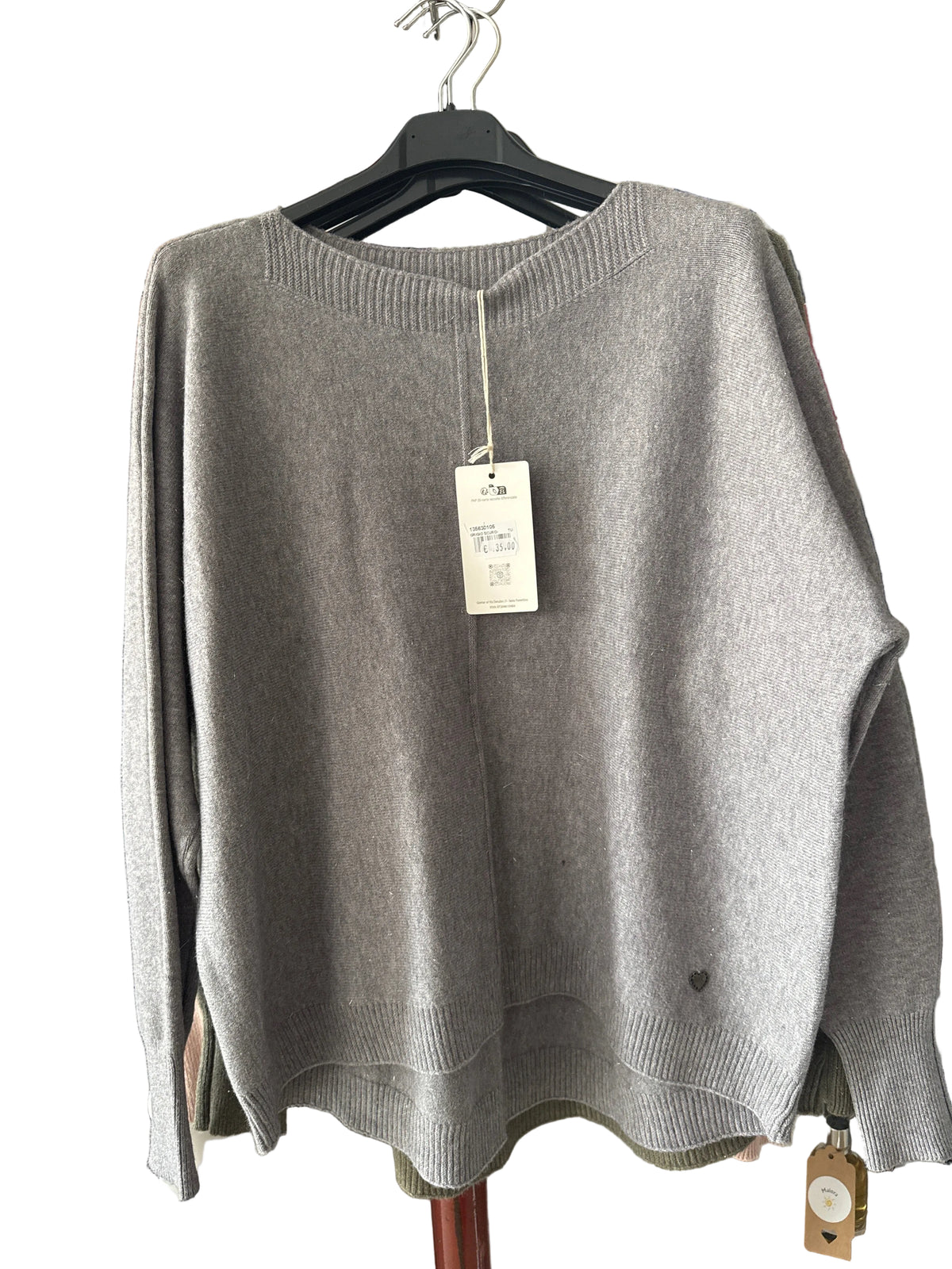Maglia in vsicosa con lurex