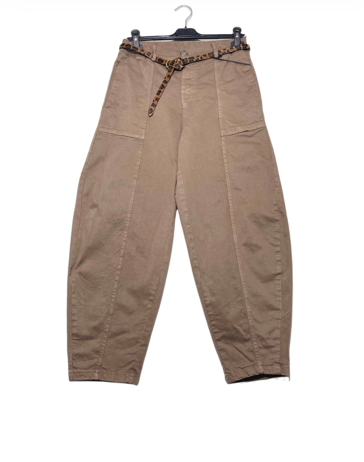 Pantalone in cotone a ovetto