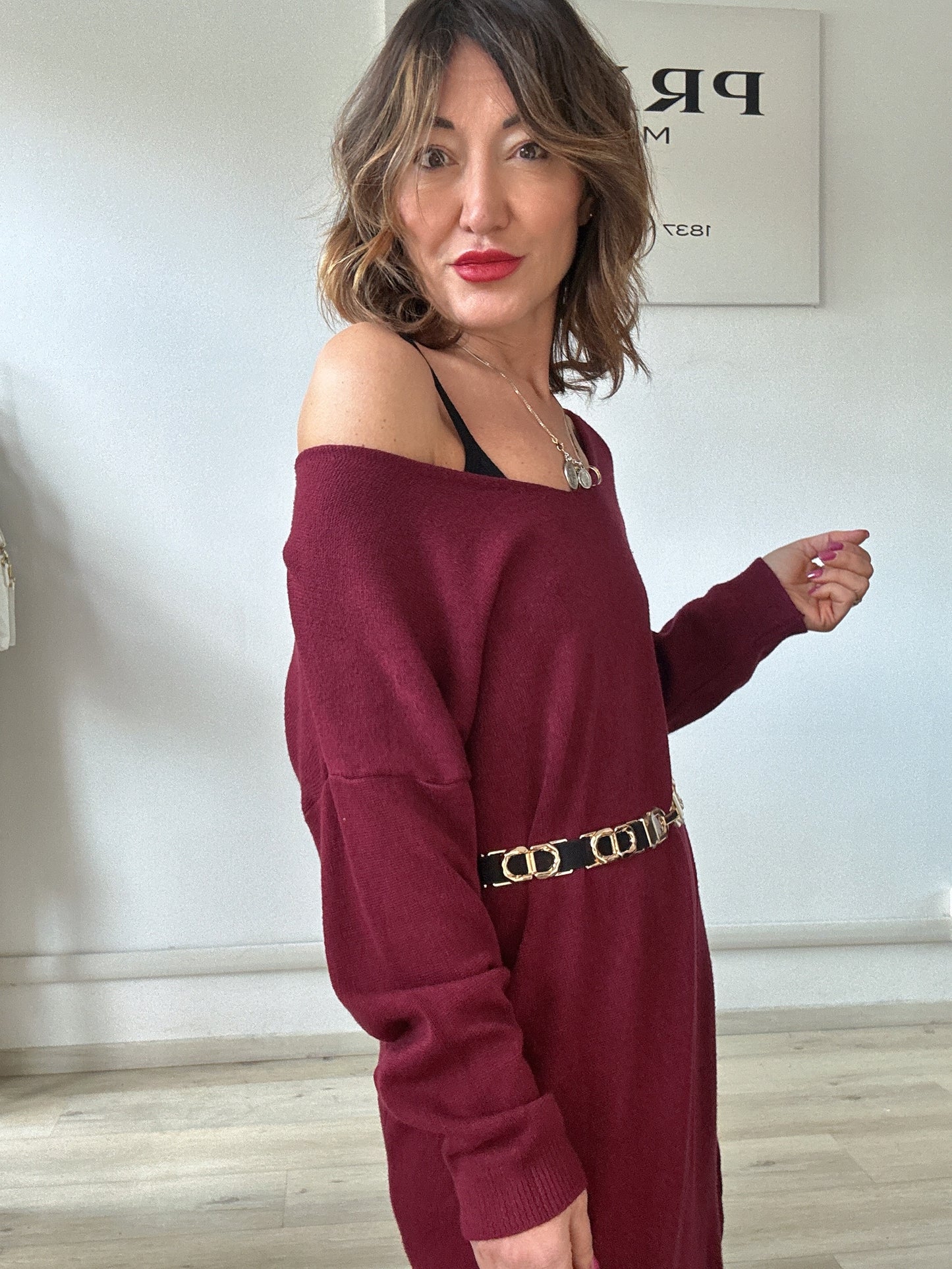 Abito in maglia over