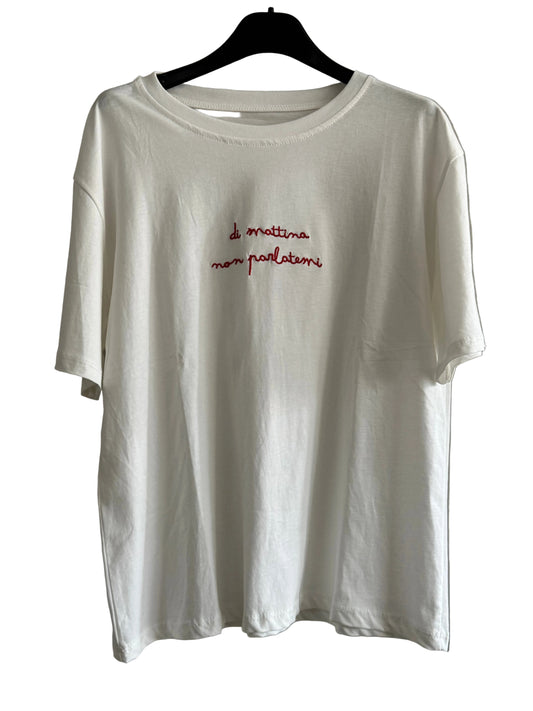T shirt con ricamo