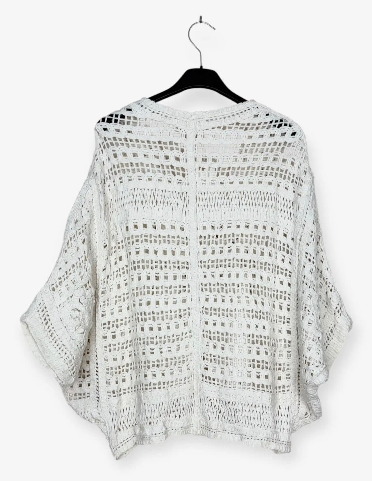 Cardigan in macramè