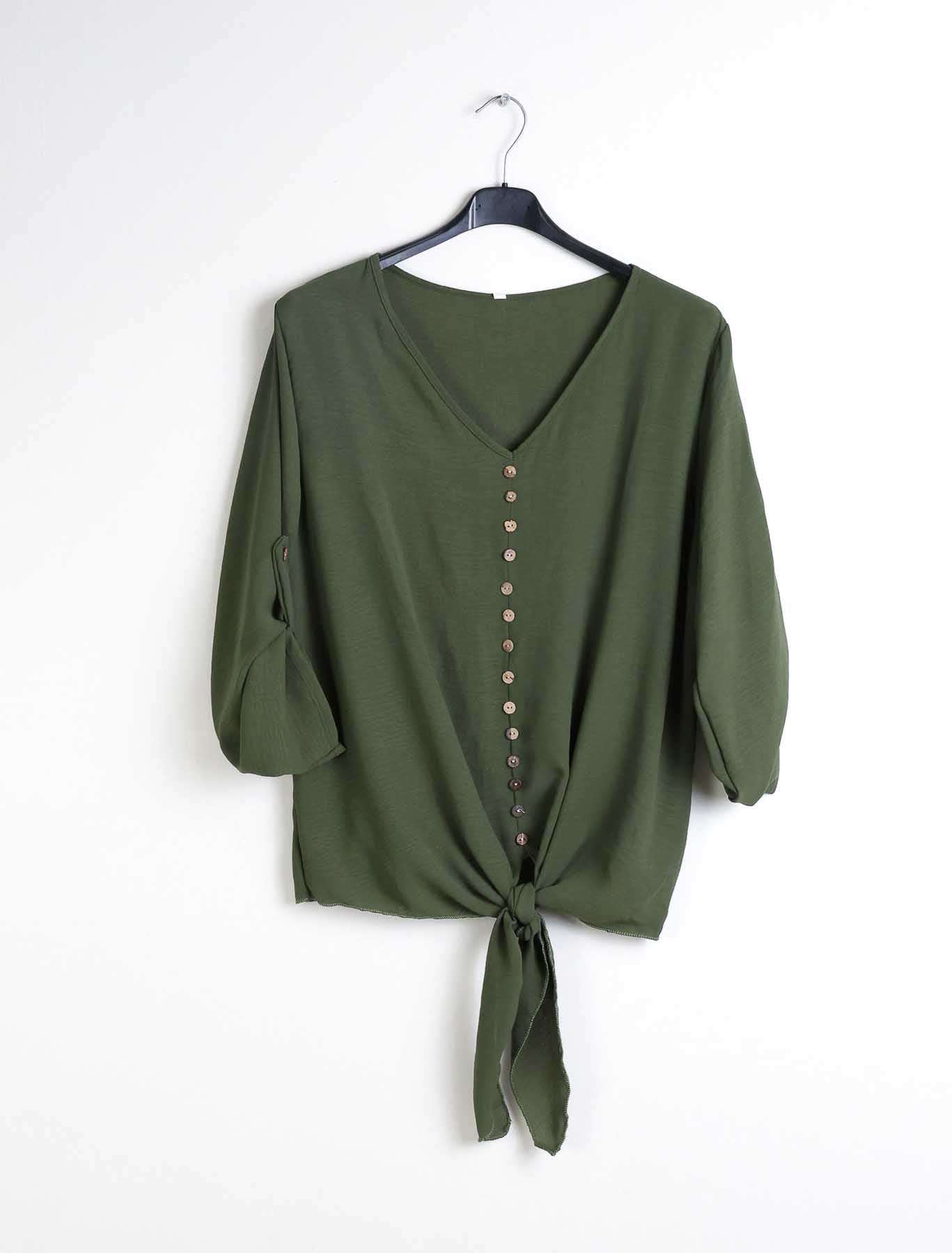 Blusa con nodo