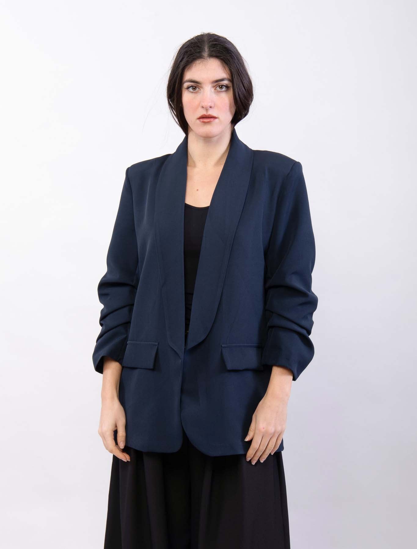 Blazer manica arriccio