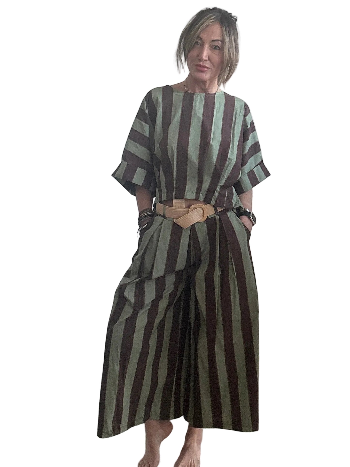 Pantalone a righe
