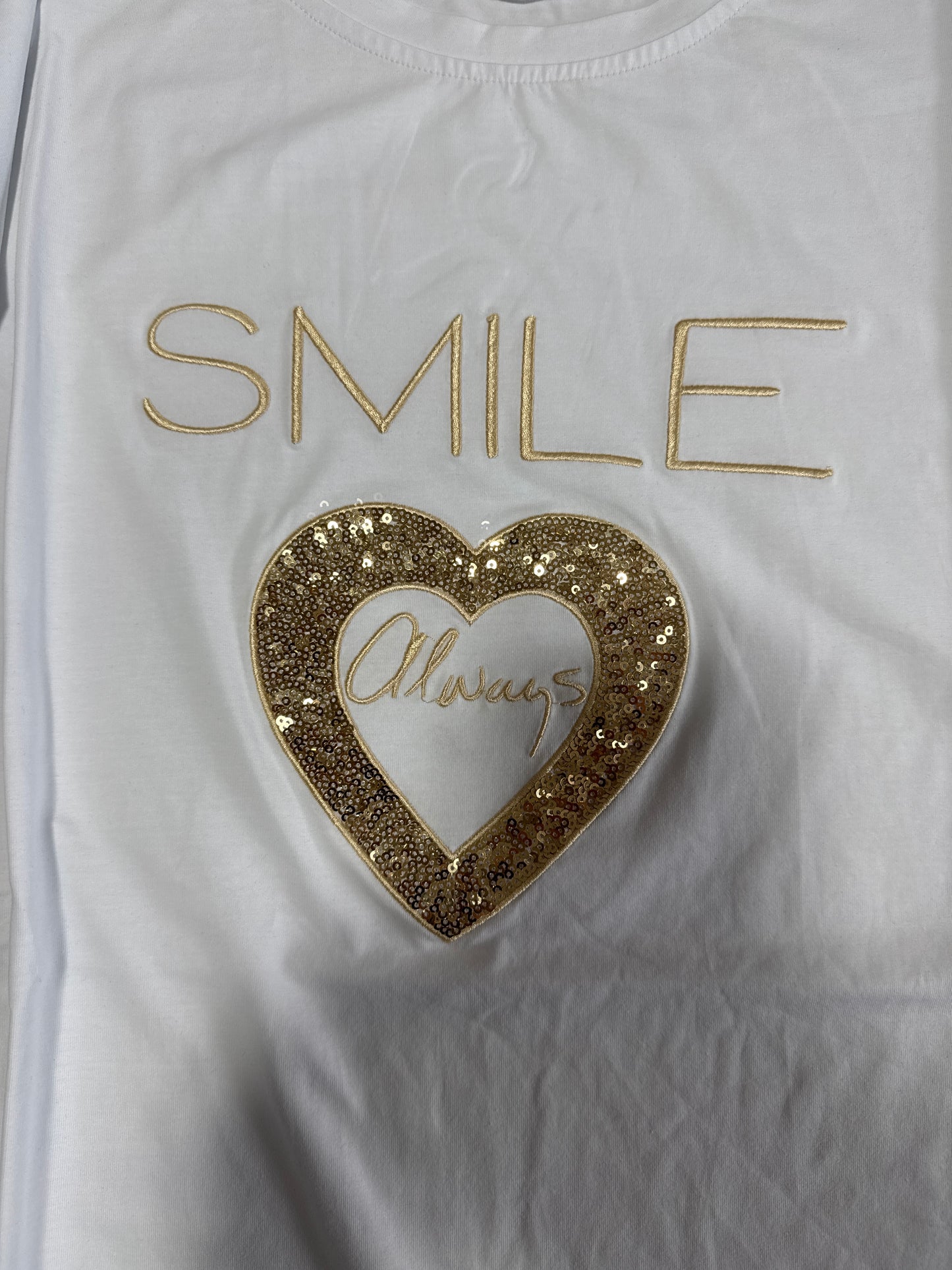 T shirt over Smile