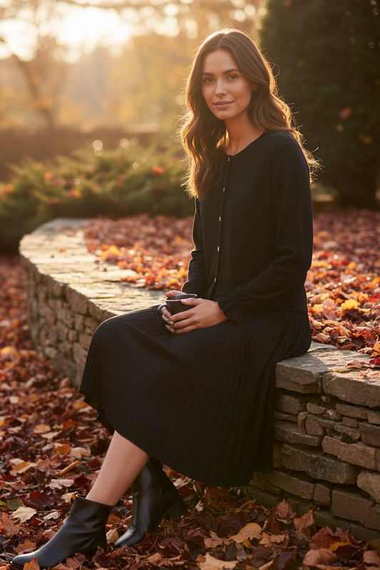 Cardigan in viscosa