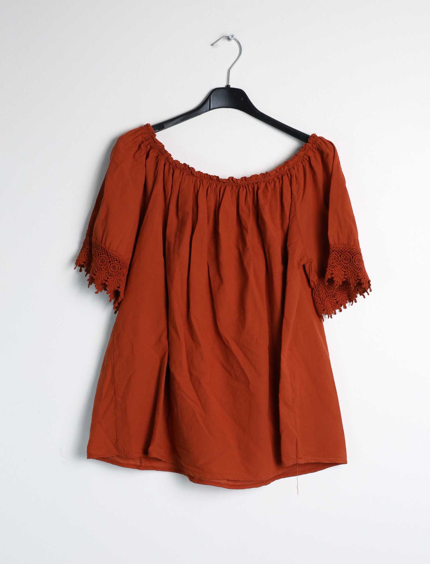 Blusa con macramè