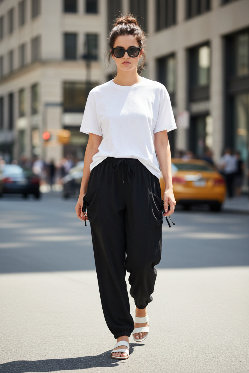 Pantalone con tasche