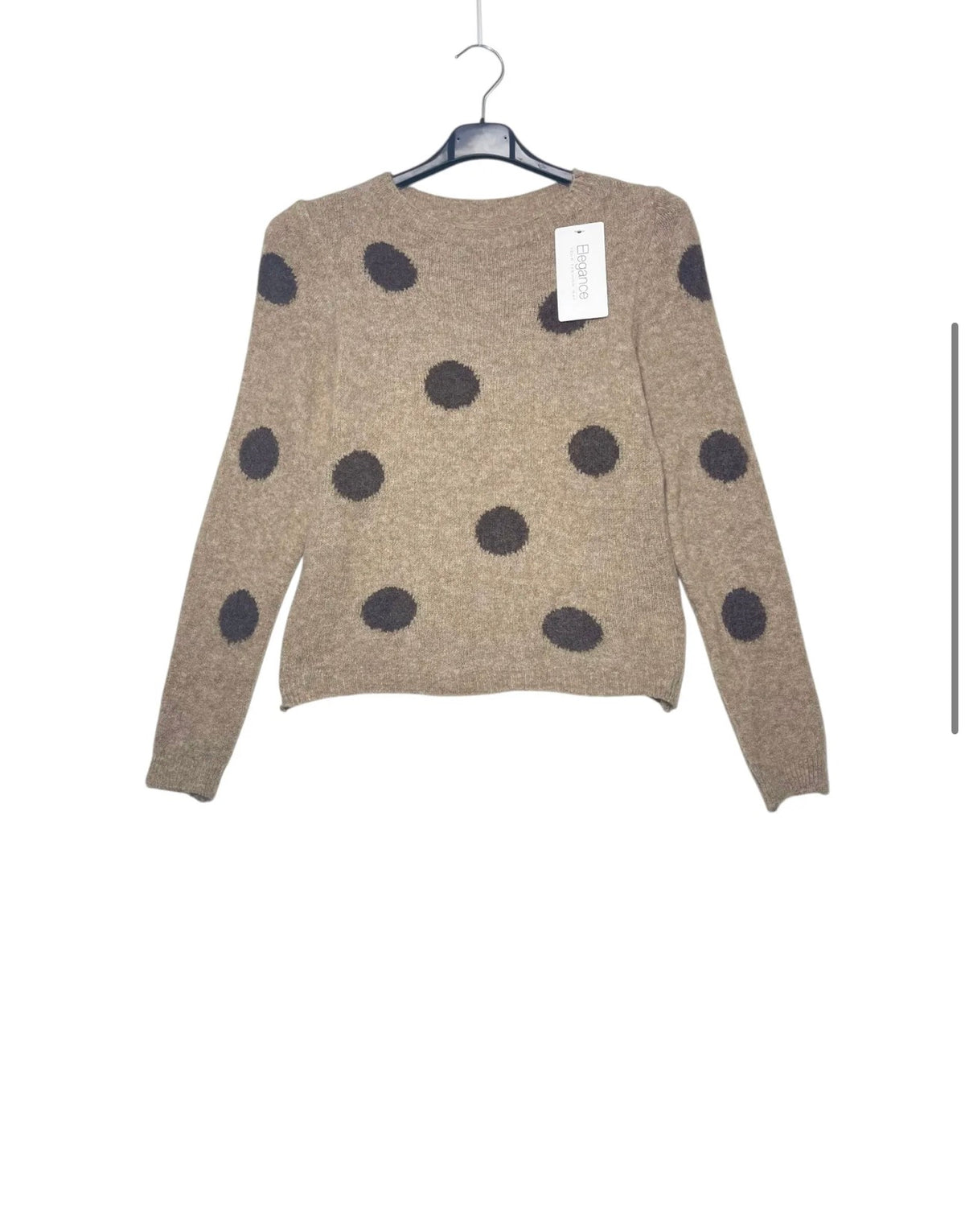 Maglia a pois in lana