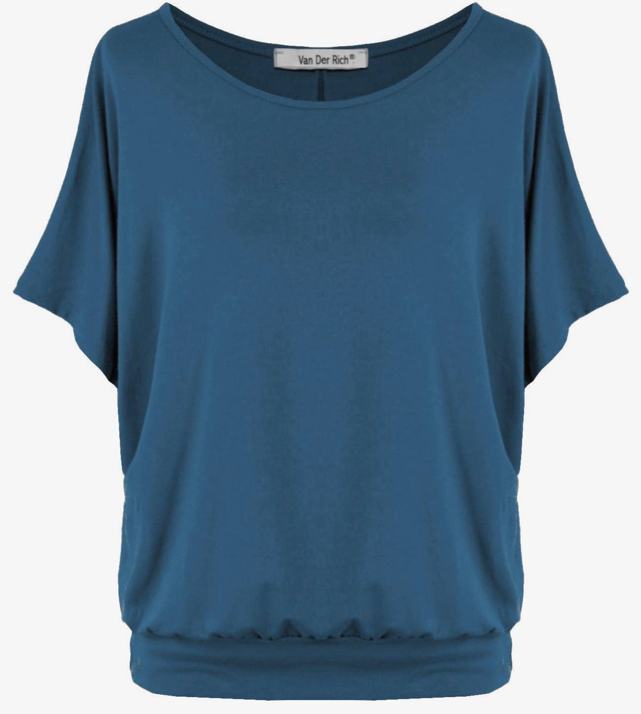 T shirt in viscosa con fascione