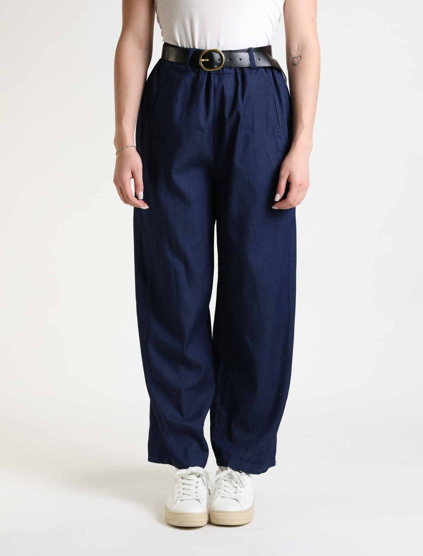 Pantalone in chambray