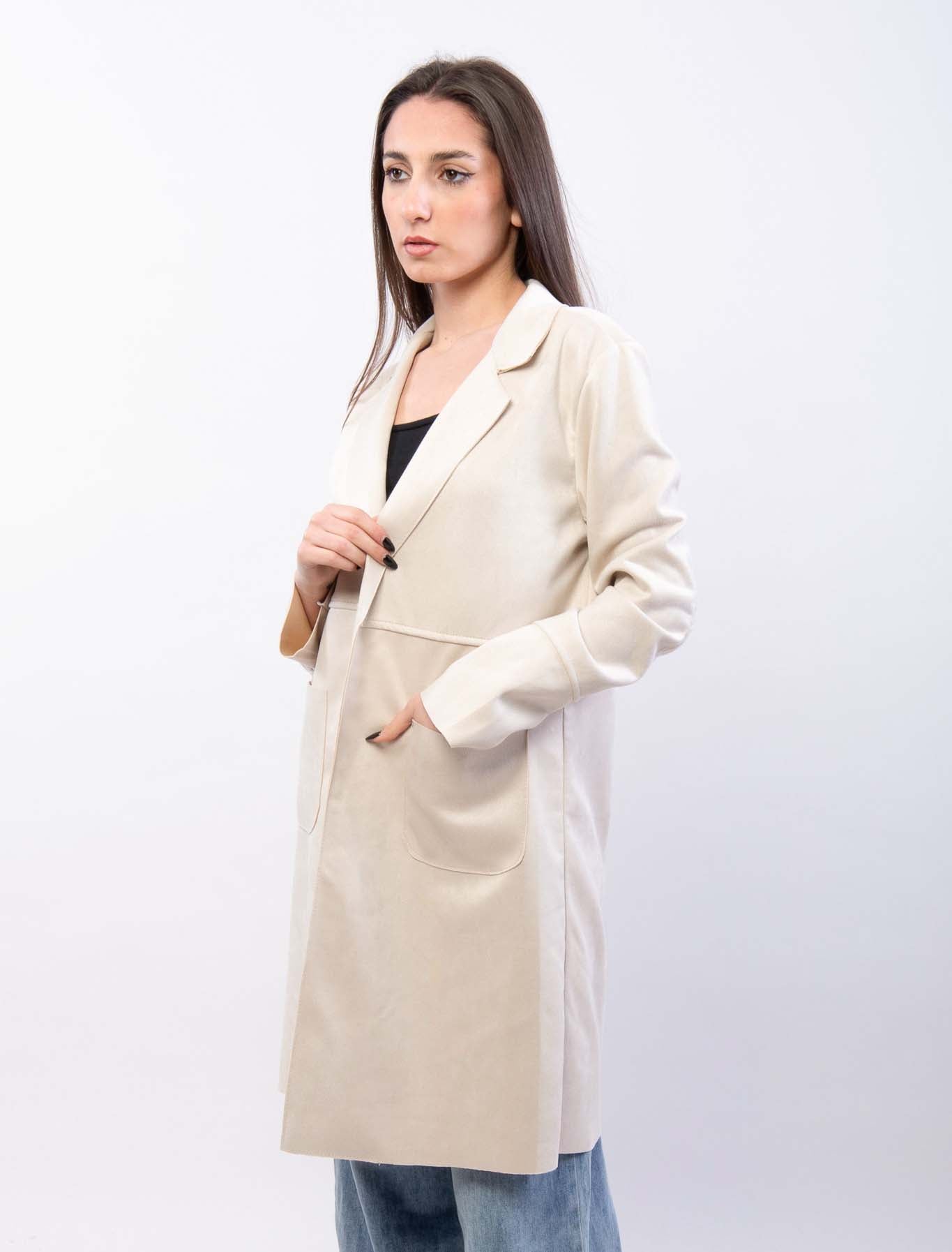 Spolverino in camoscio