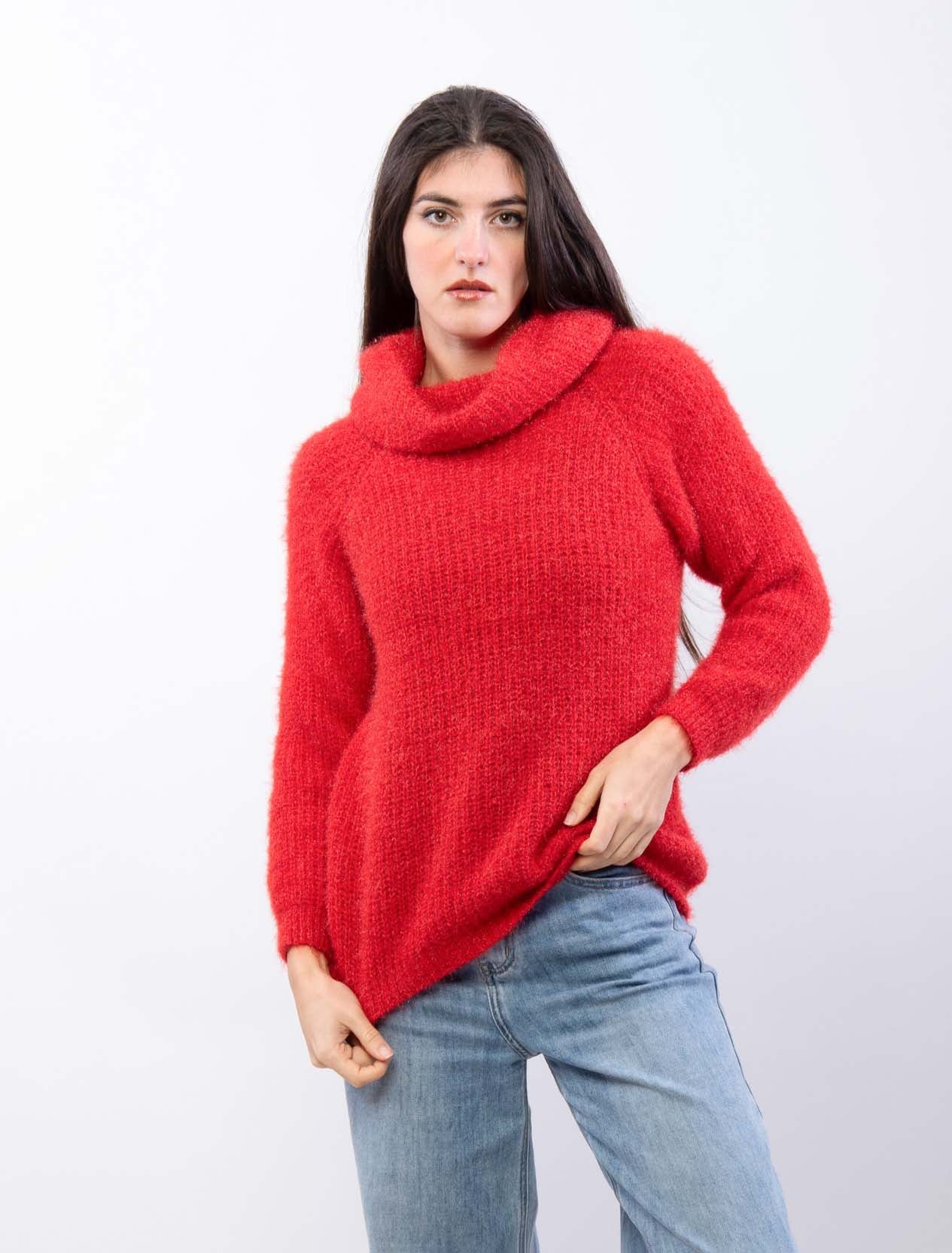 Maglia scollo ciambella