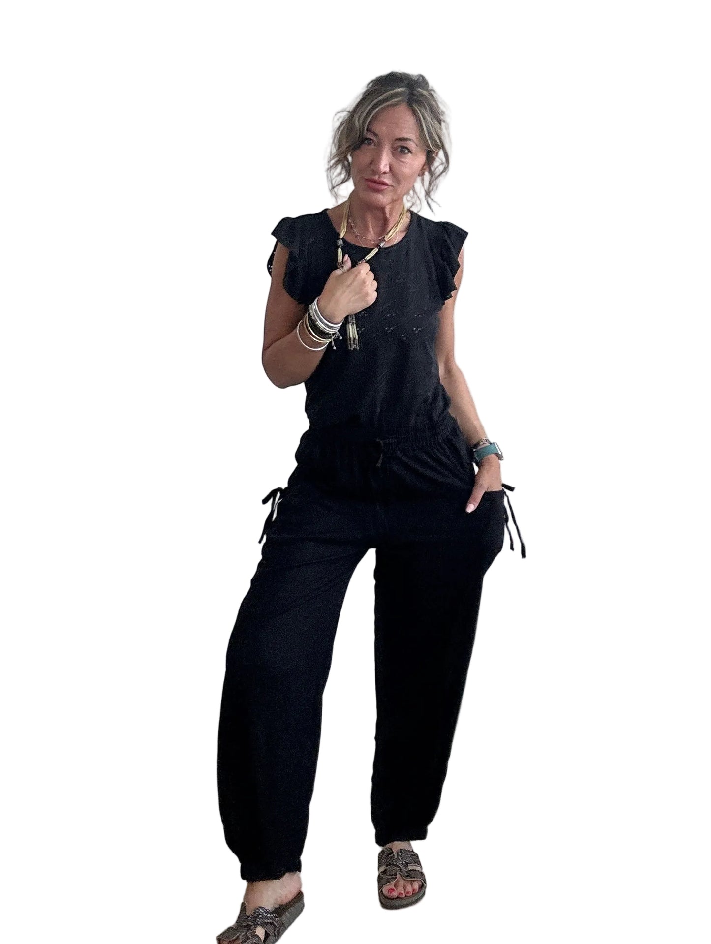 Pantalone con tasche