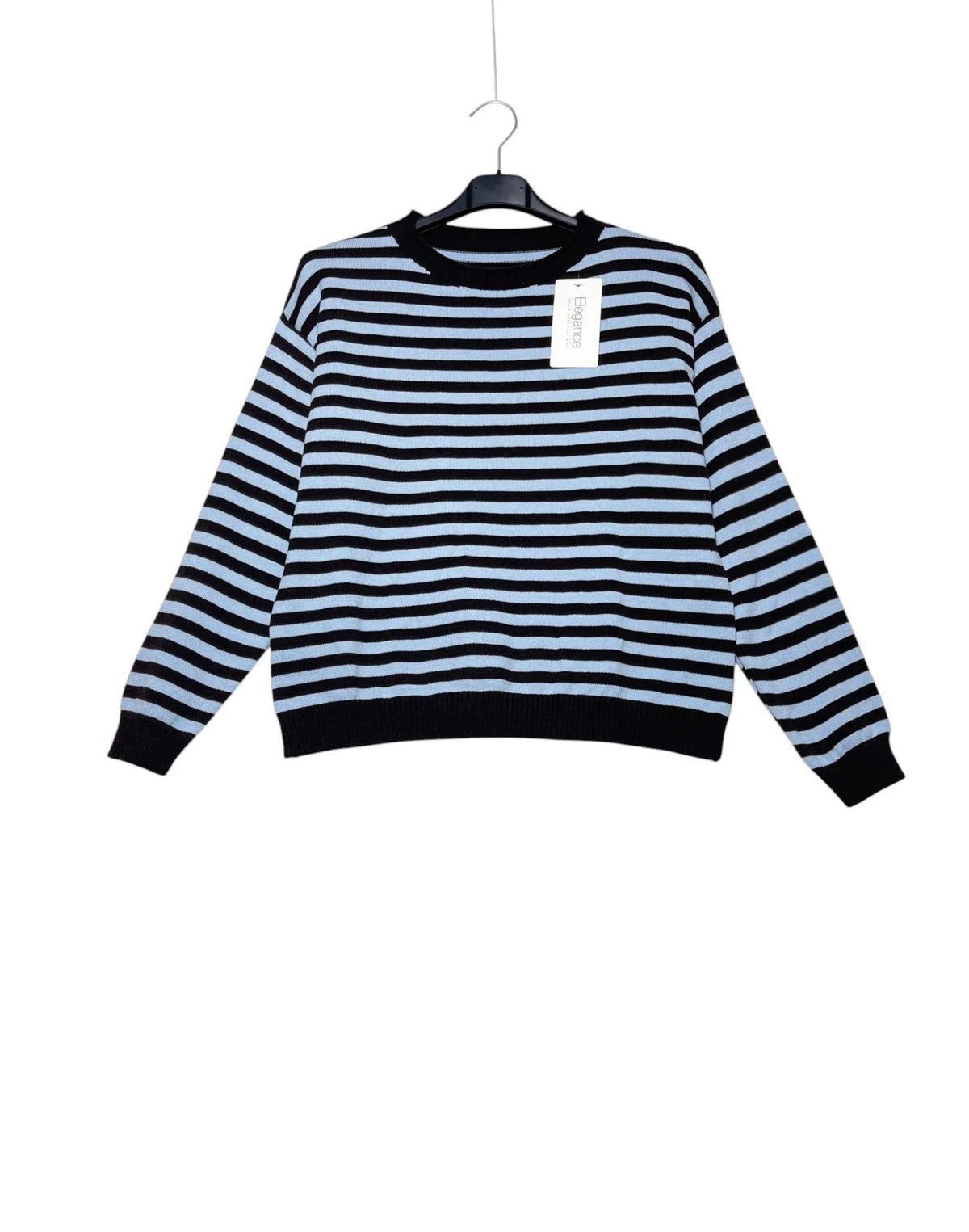 Maglia in viscosa a righe
