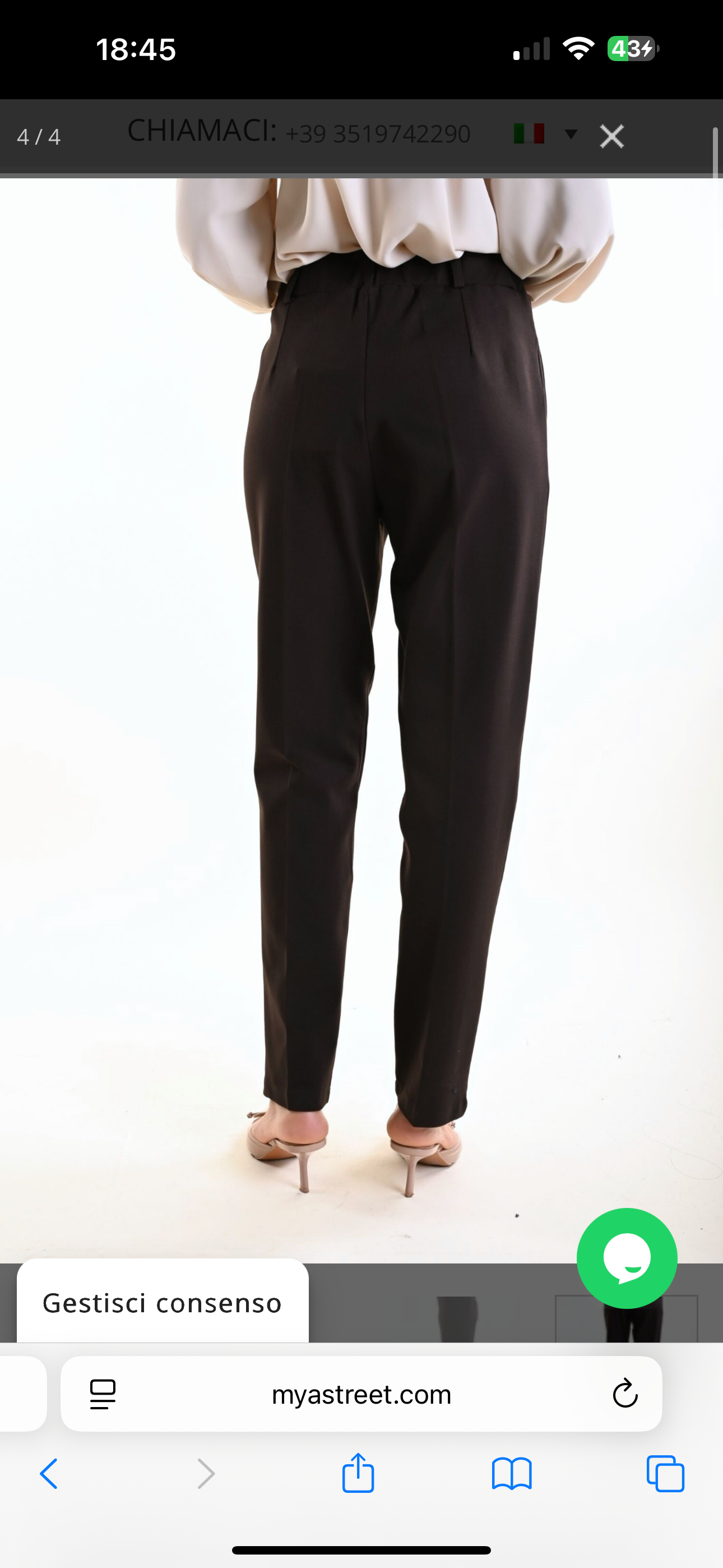 Pantalone a sigaretta MYASTREET