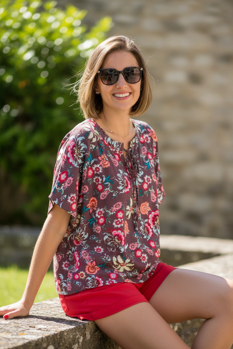 Blusa in viscosa