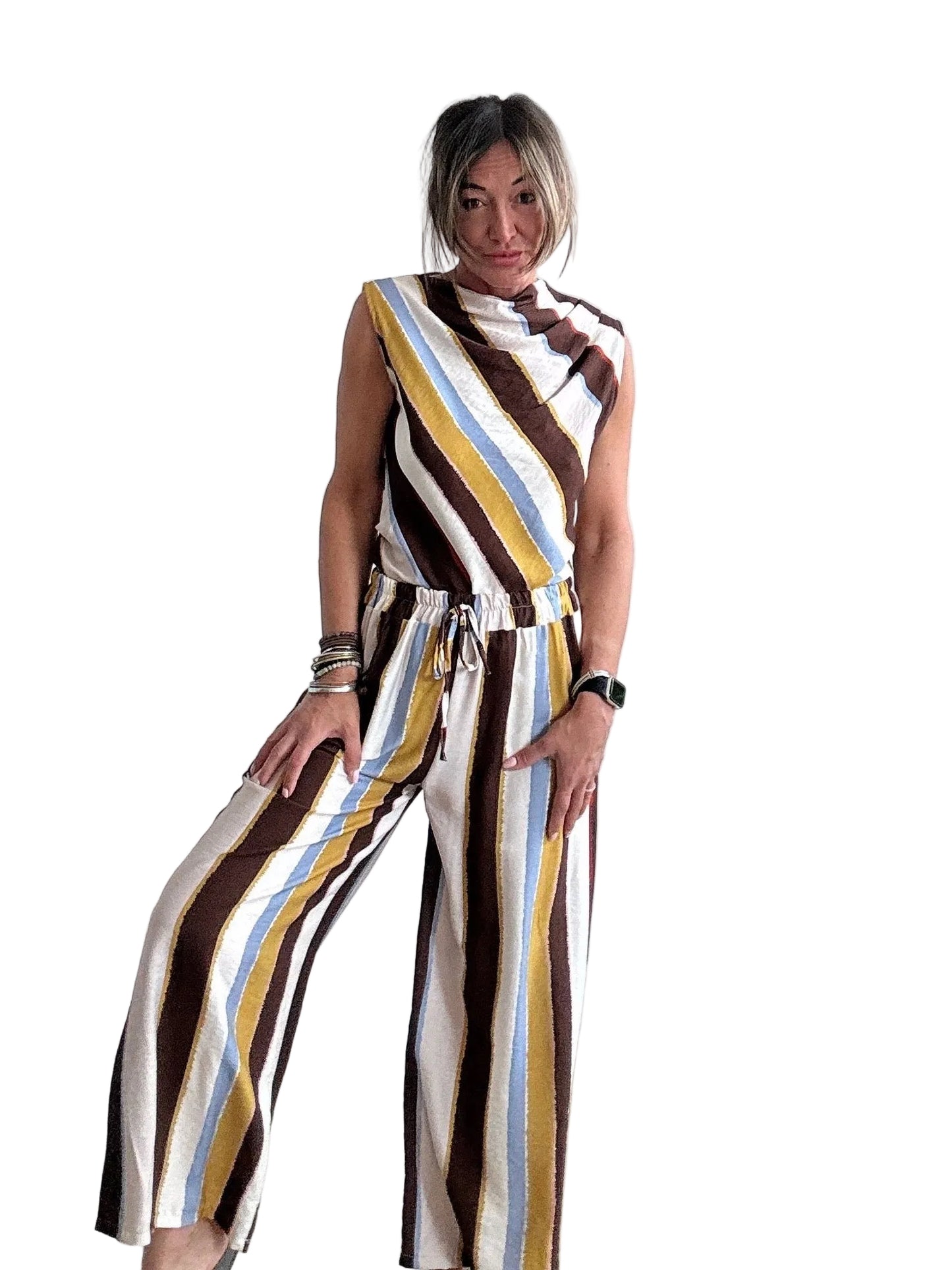 Pantalone a righe