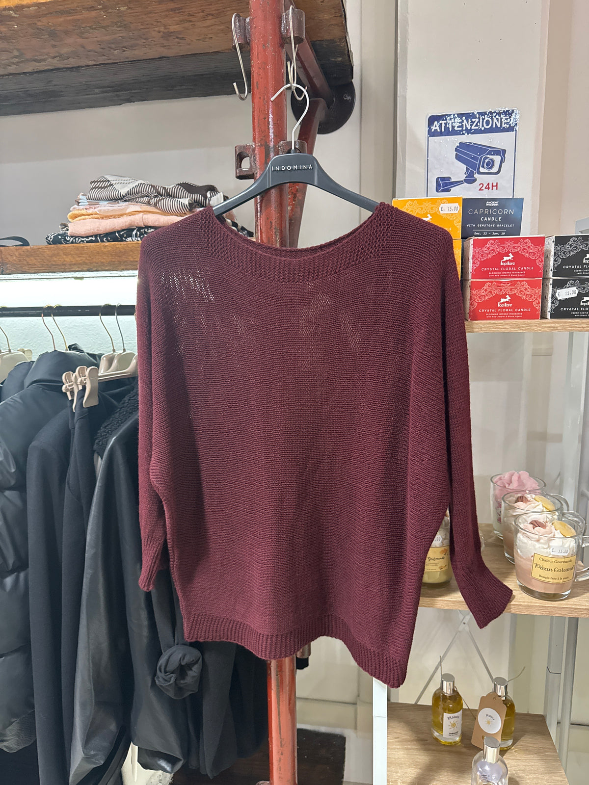 Maglia misto lana