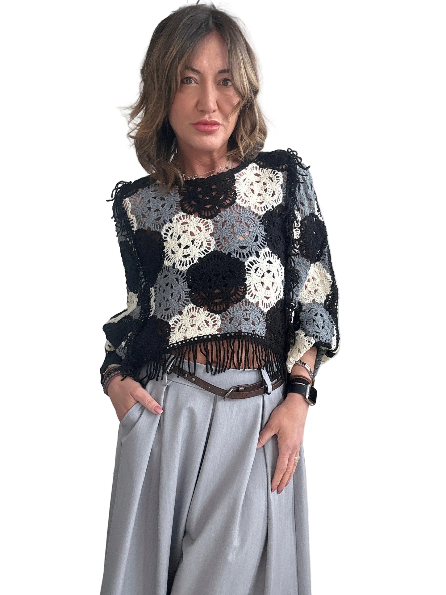 Maglia con frange