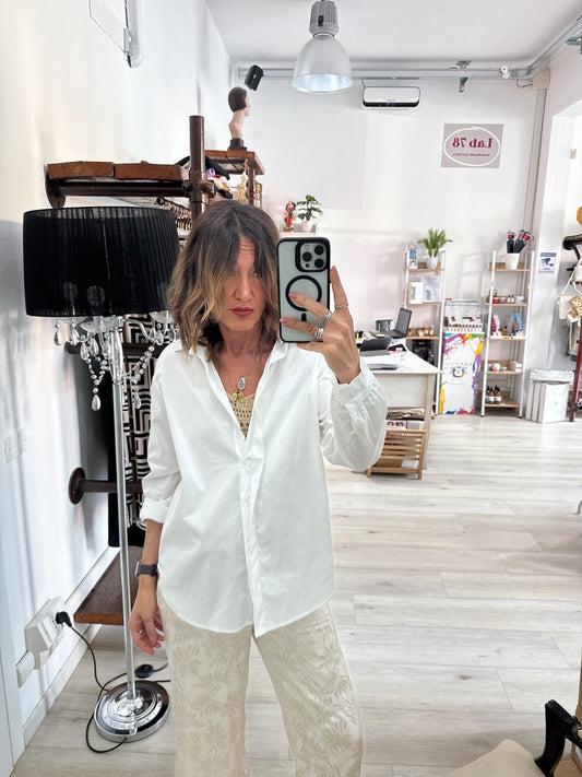 Camicia in popeline