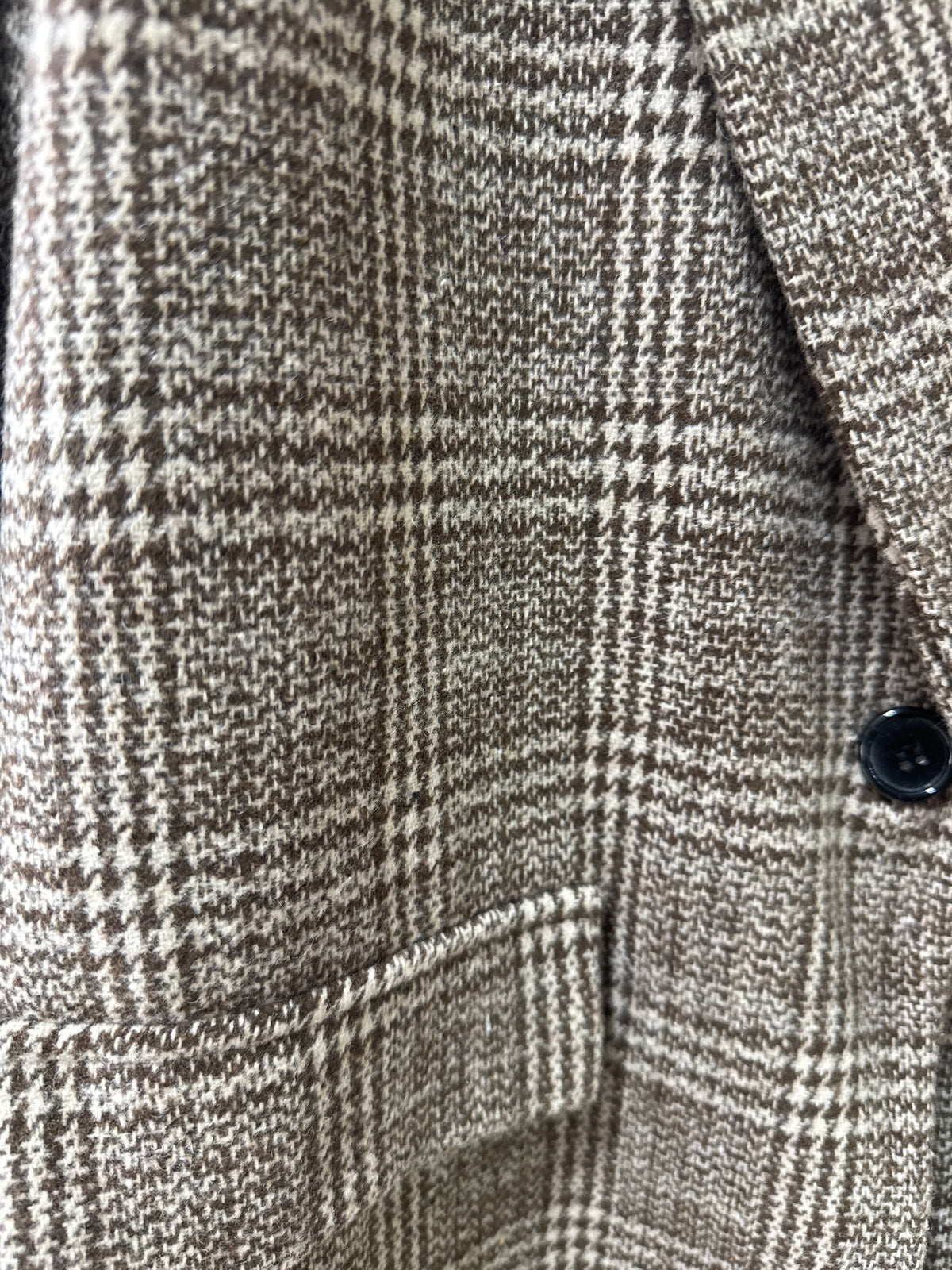 Blazer over tartan