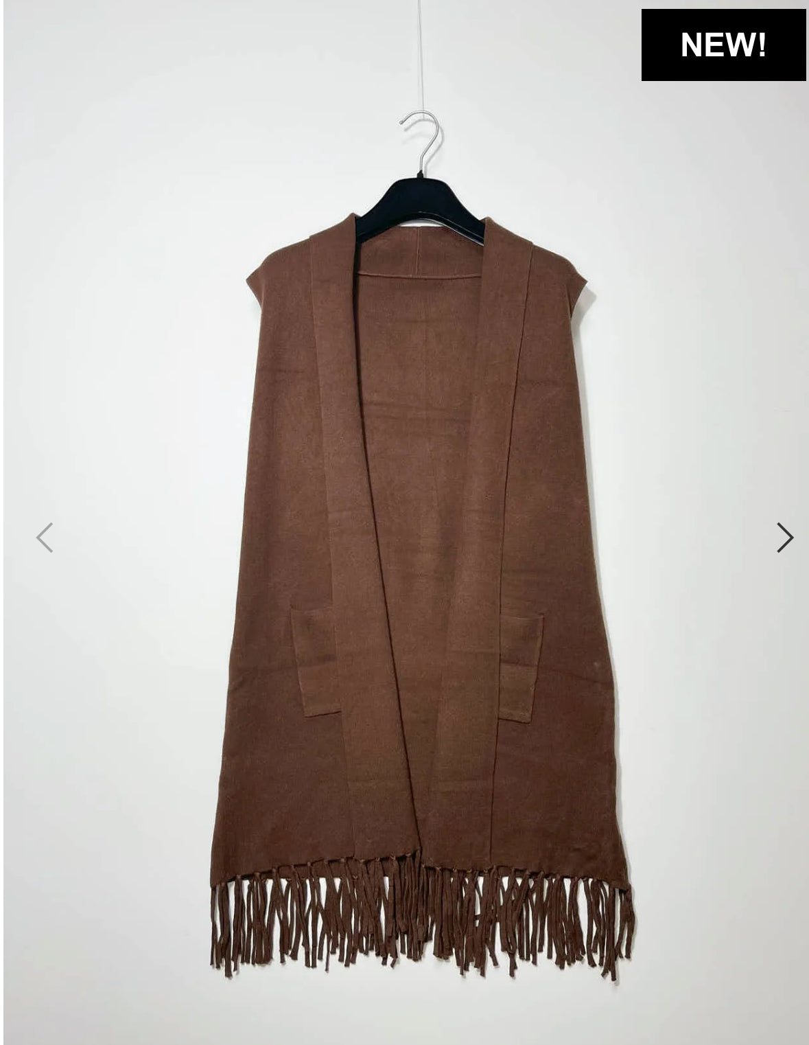 Gilet con frange