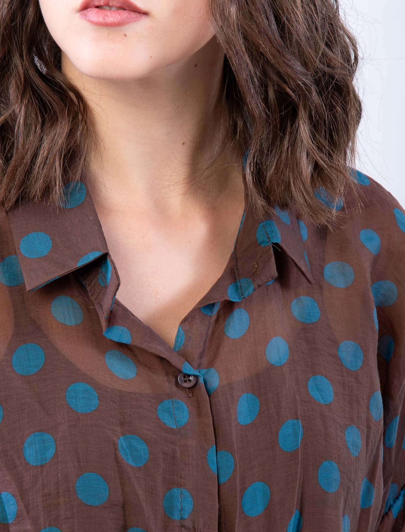 Camicia  a pois