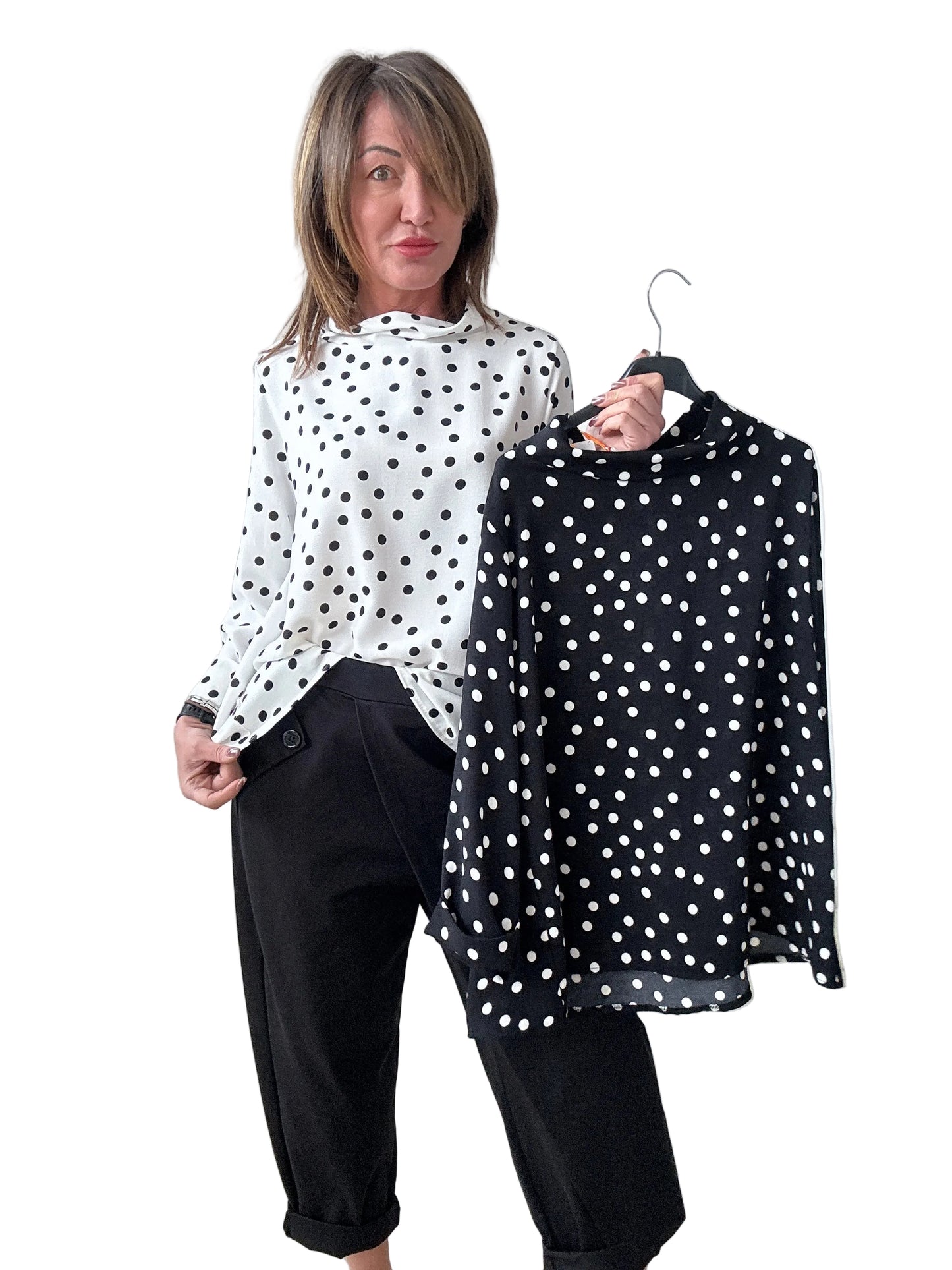 Blusa a pois