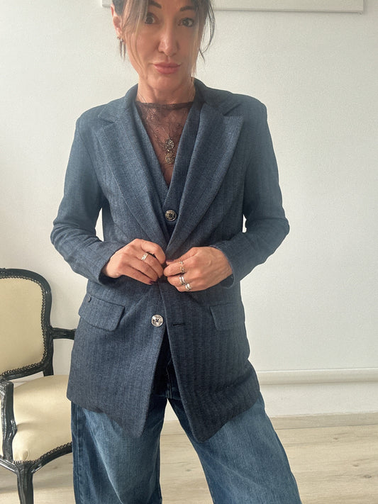 Blazer spigato