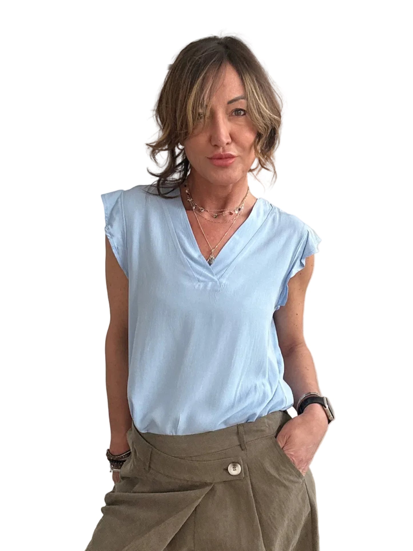 Blusa in viscosa