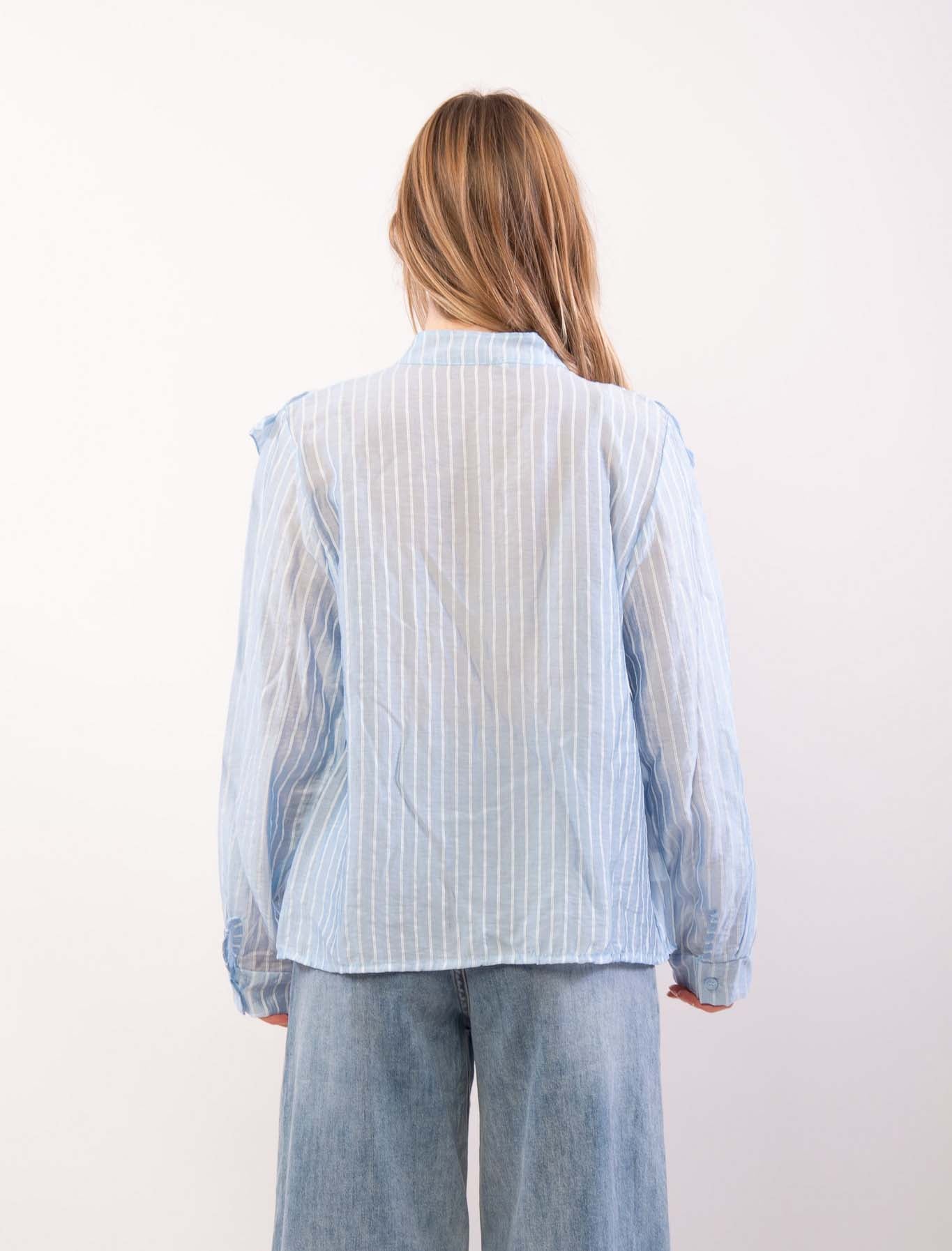 Camicetta con rouches