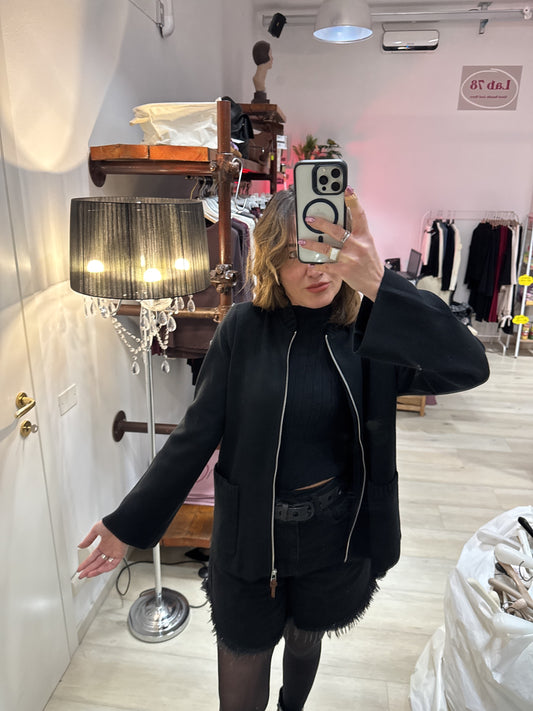 Giacca in maglia di viscosa leggera