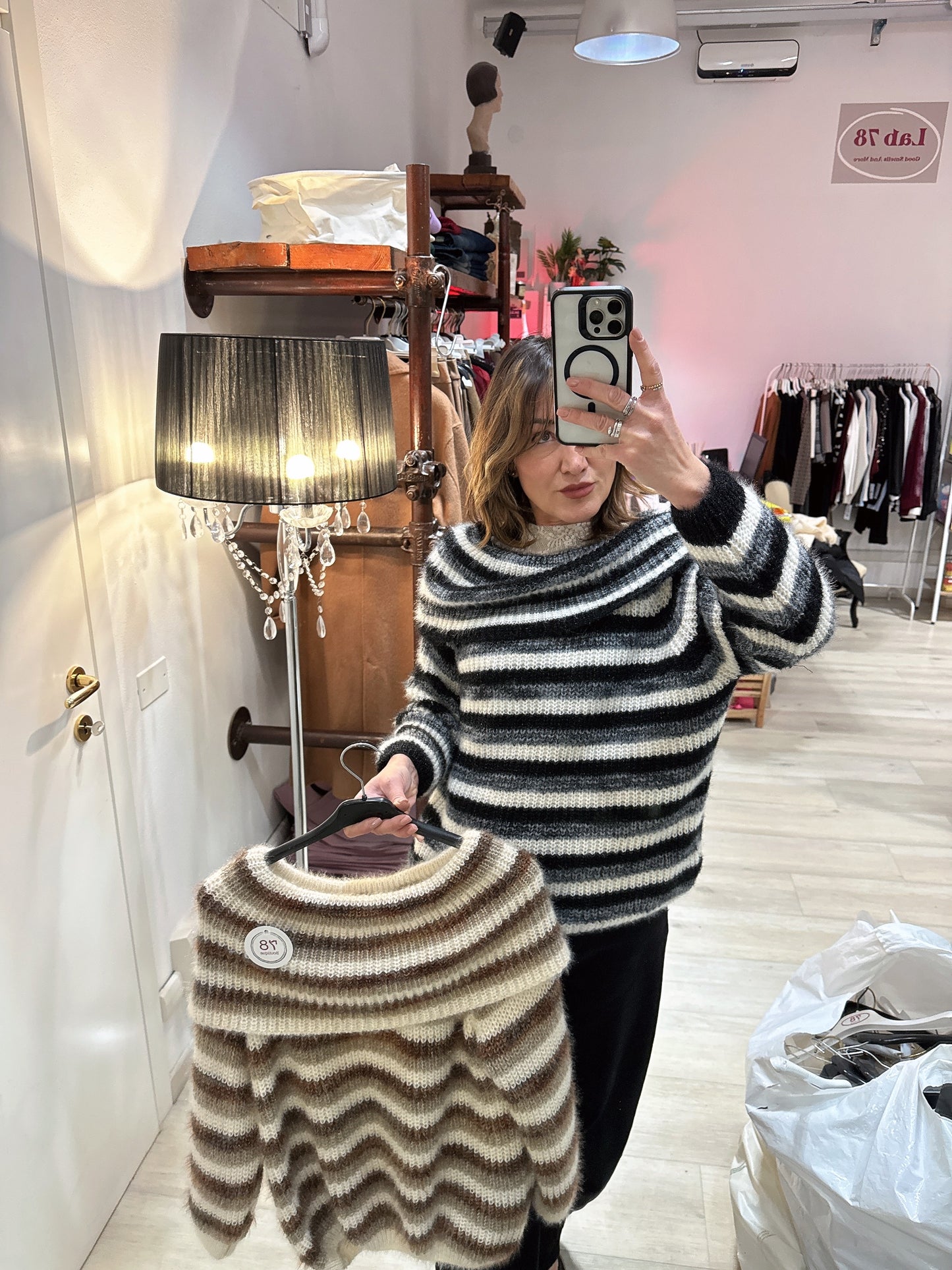 Maglioncino scollo shiffer