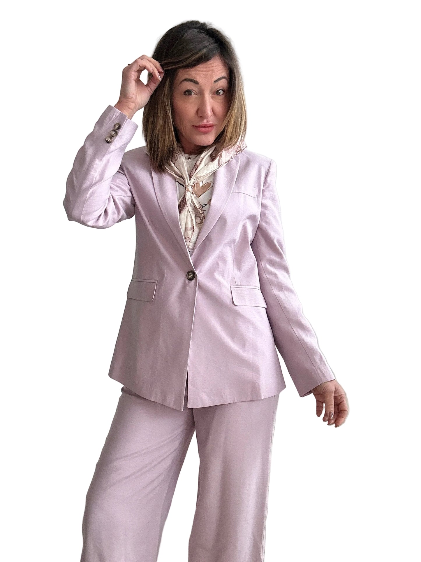 Blazer con foulard Myastreet