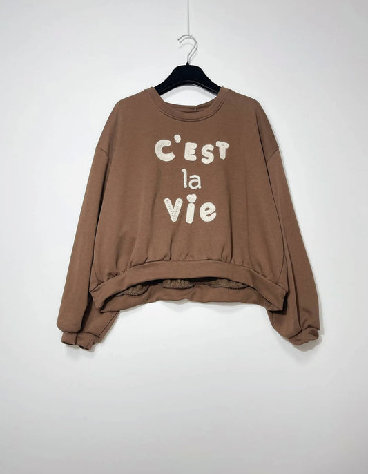 Felpa C’est la Vie