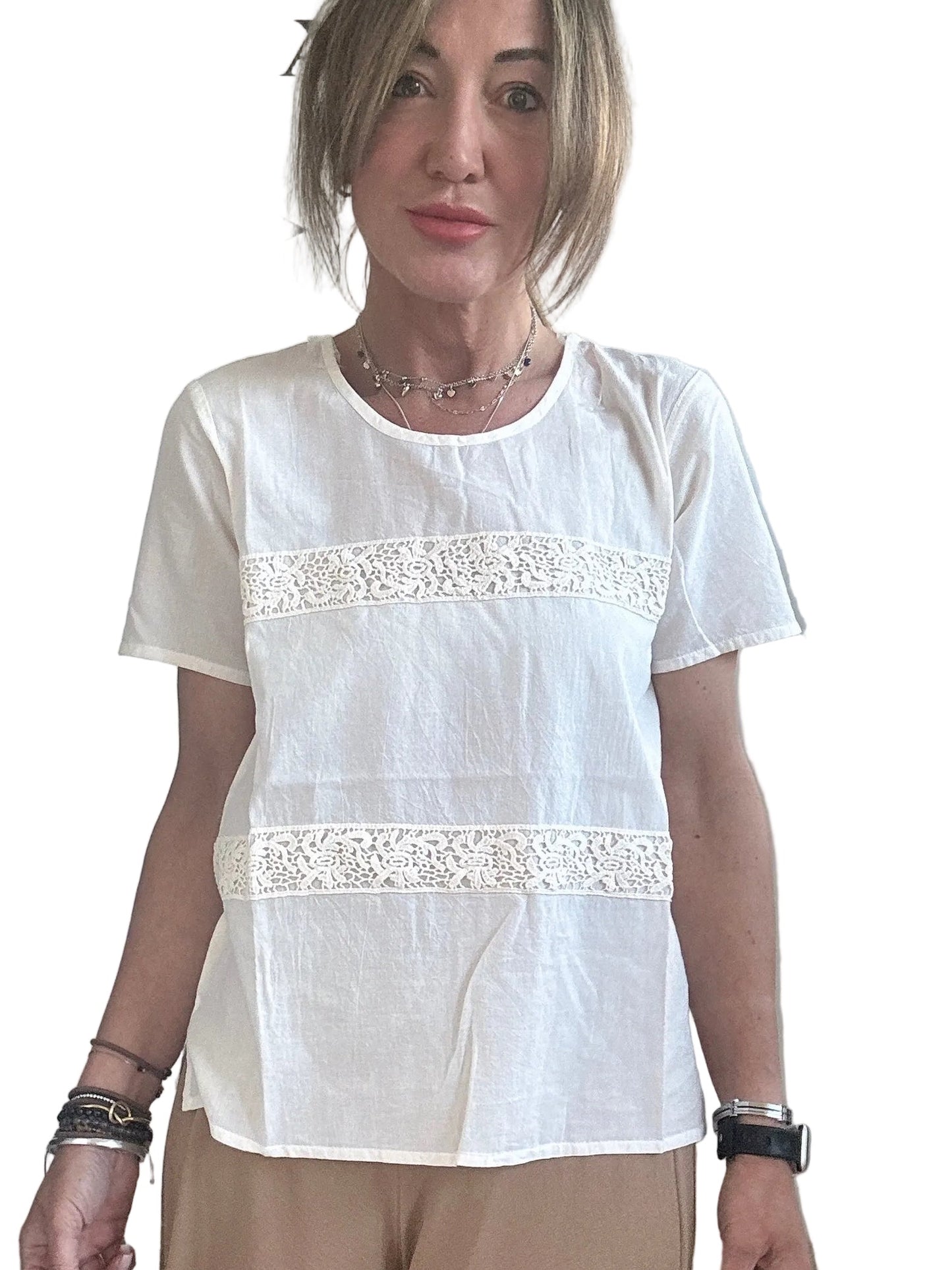 Blusa in mussola