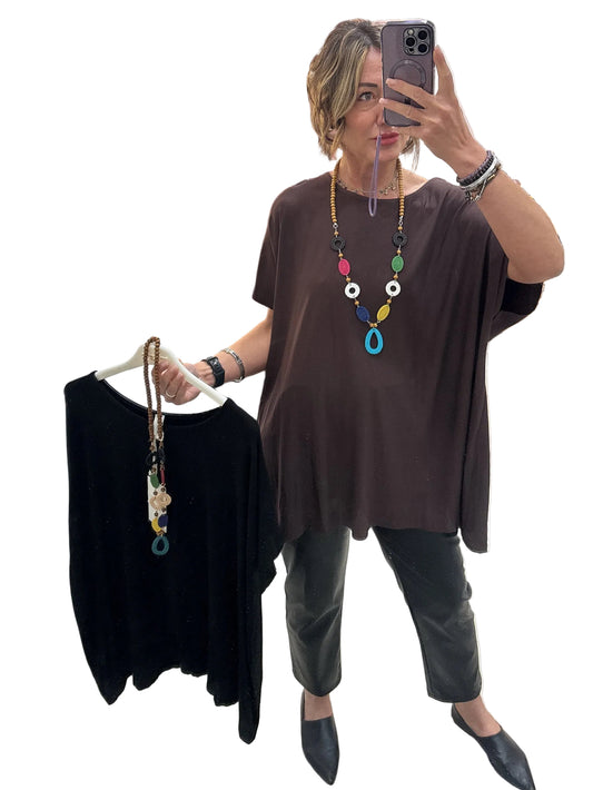 Maxi maglia viscosa