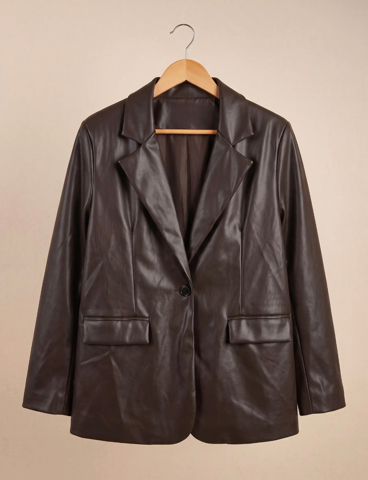 Blazer over in ecopelle