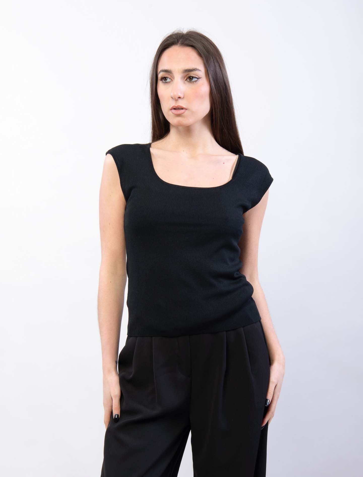 Top scollo madonna