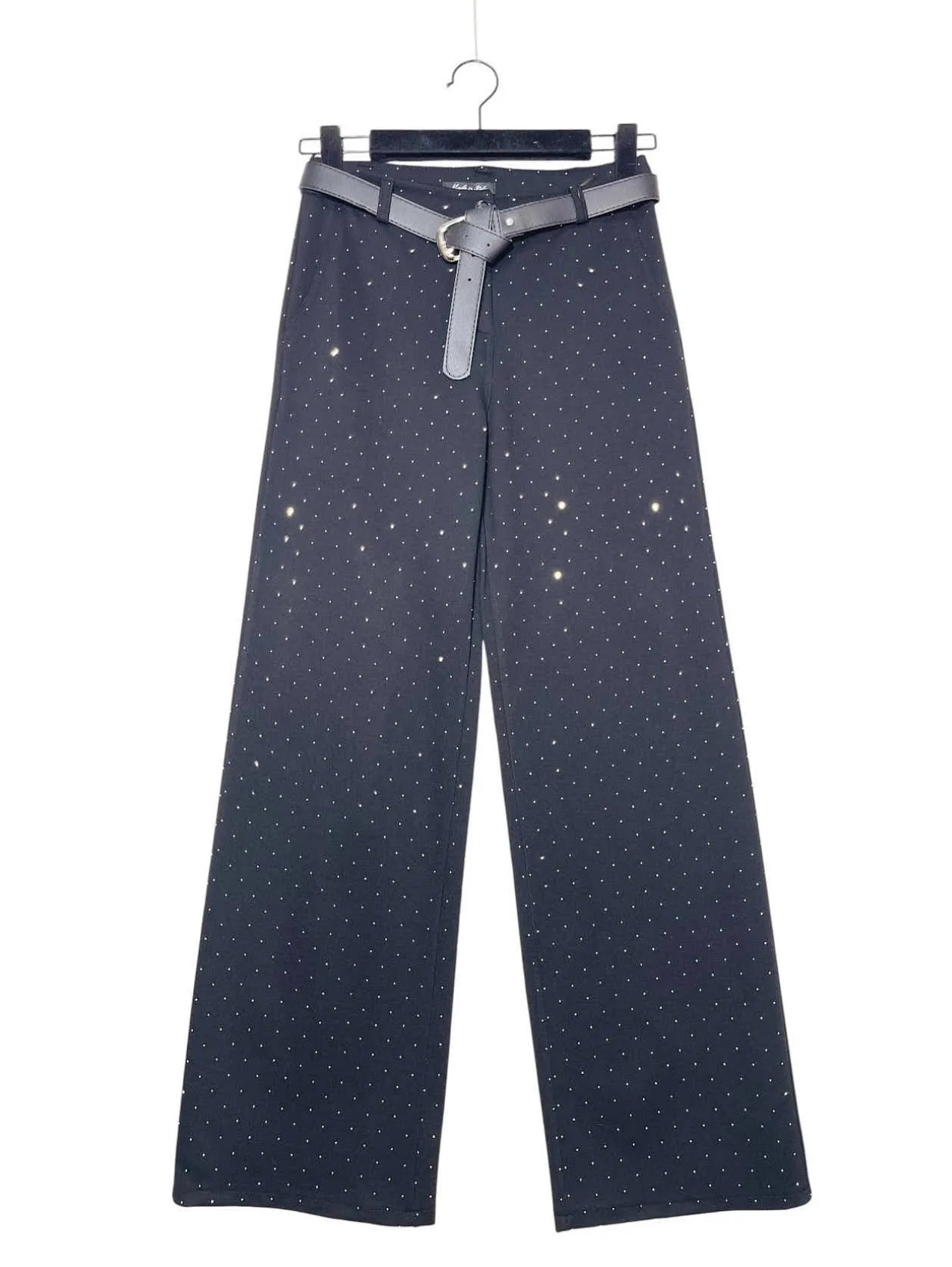 Pantalone con brillantini