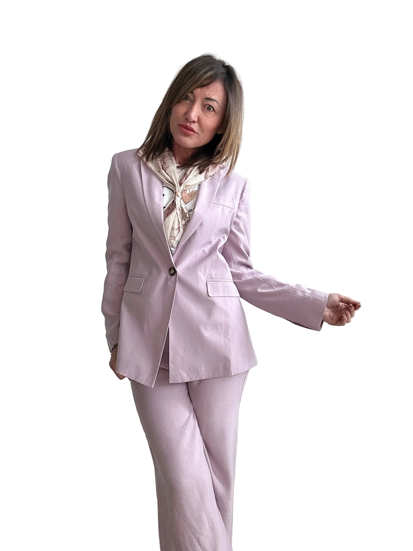 Blazer con foulard Myastreet