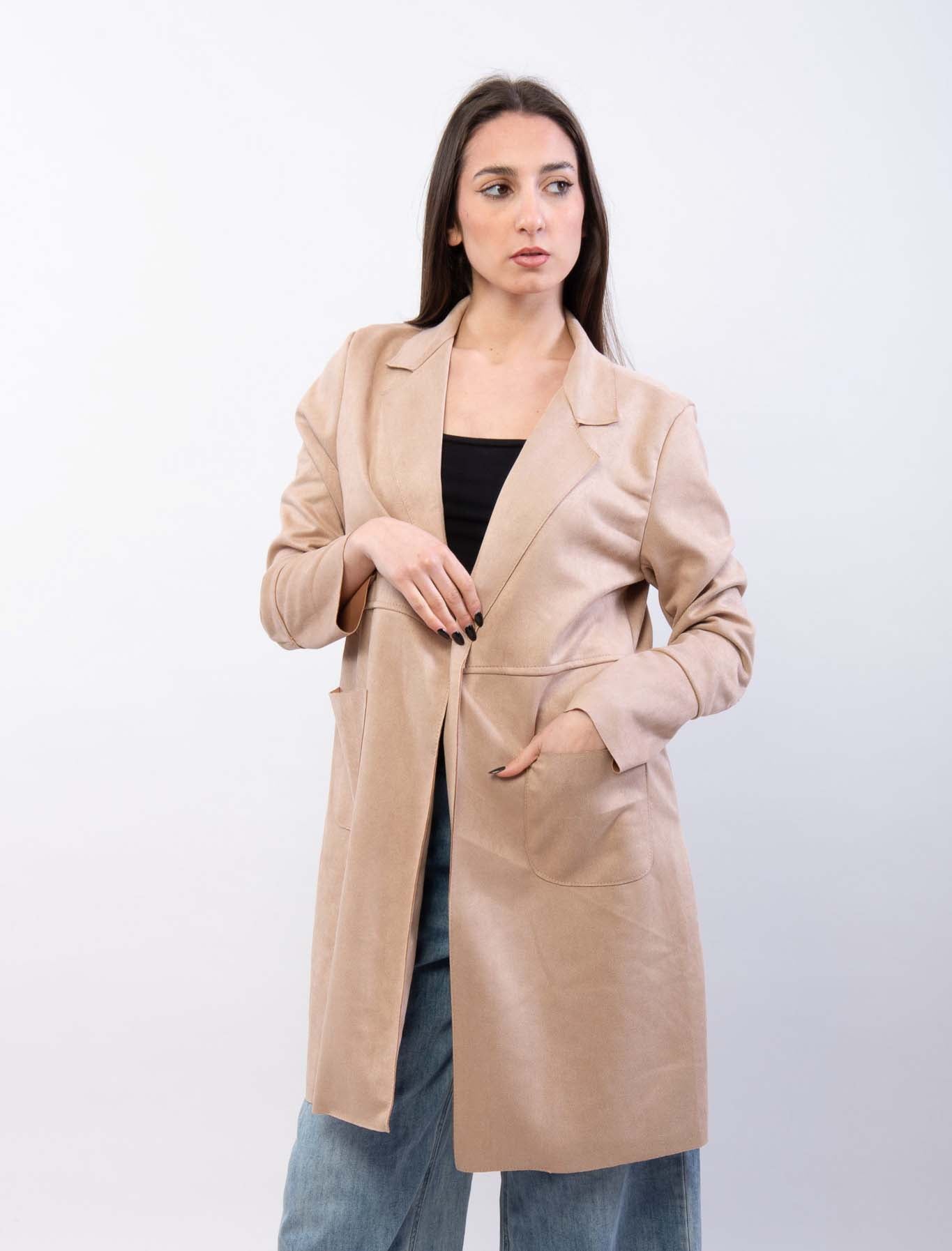 Spolverino in camoscio