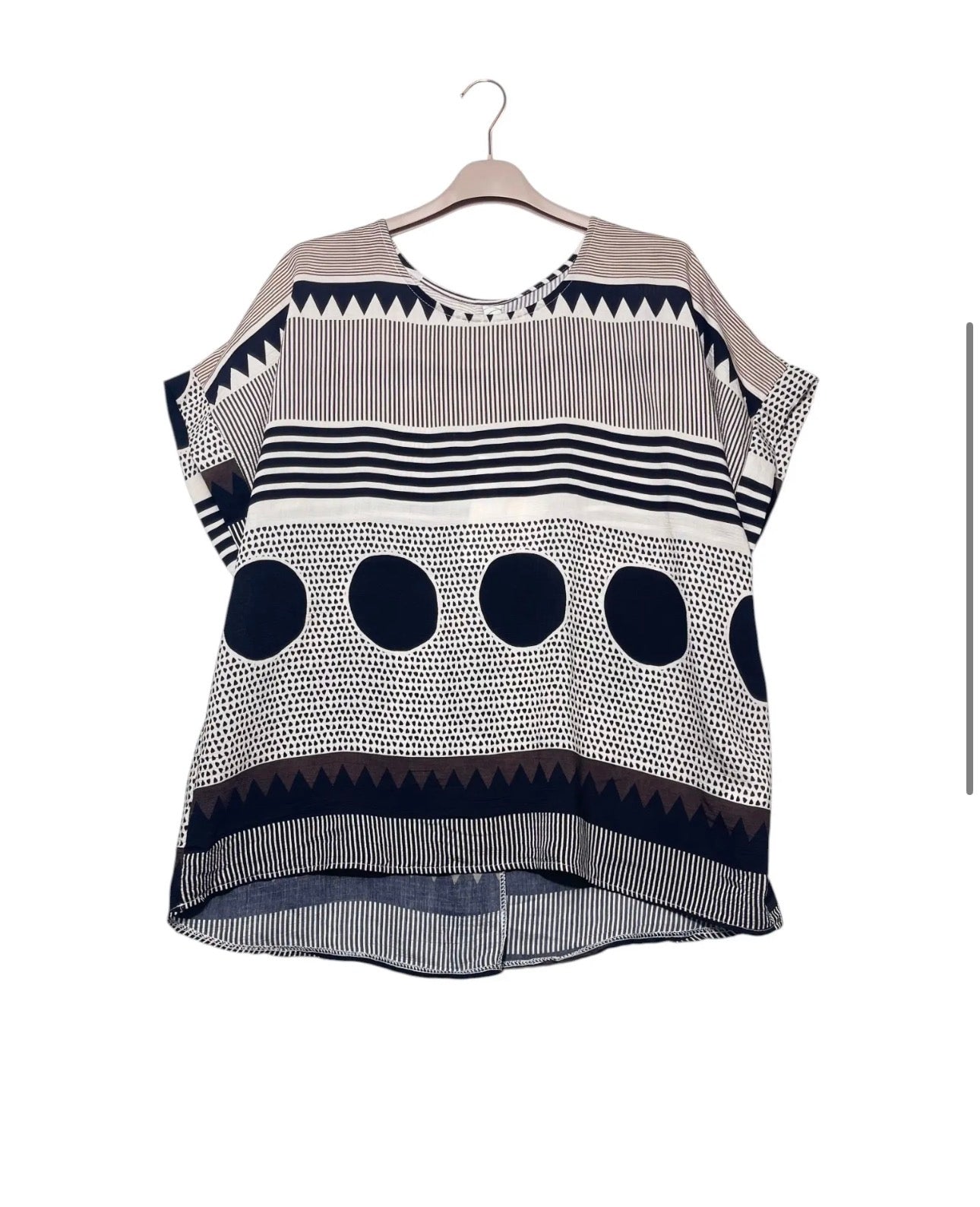 Blusa over in viscosa