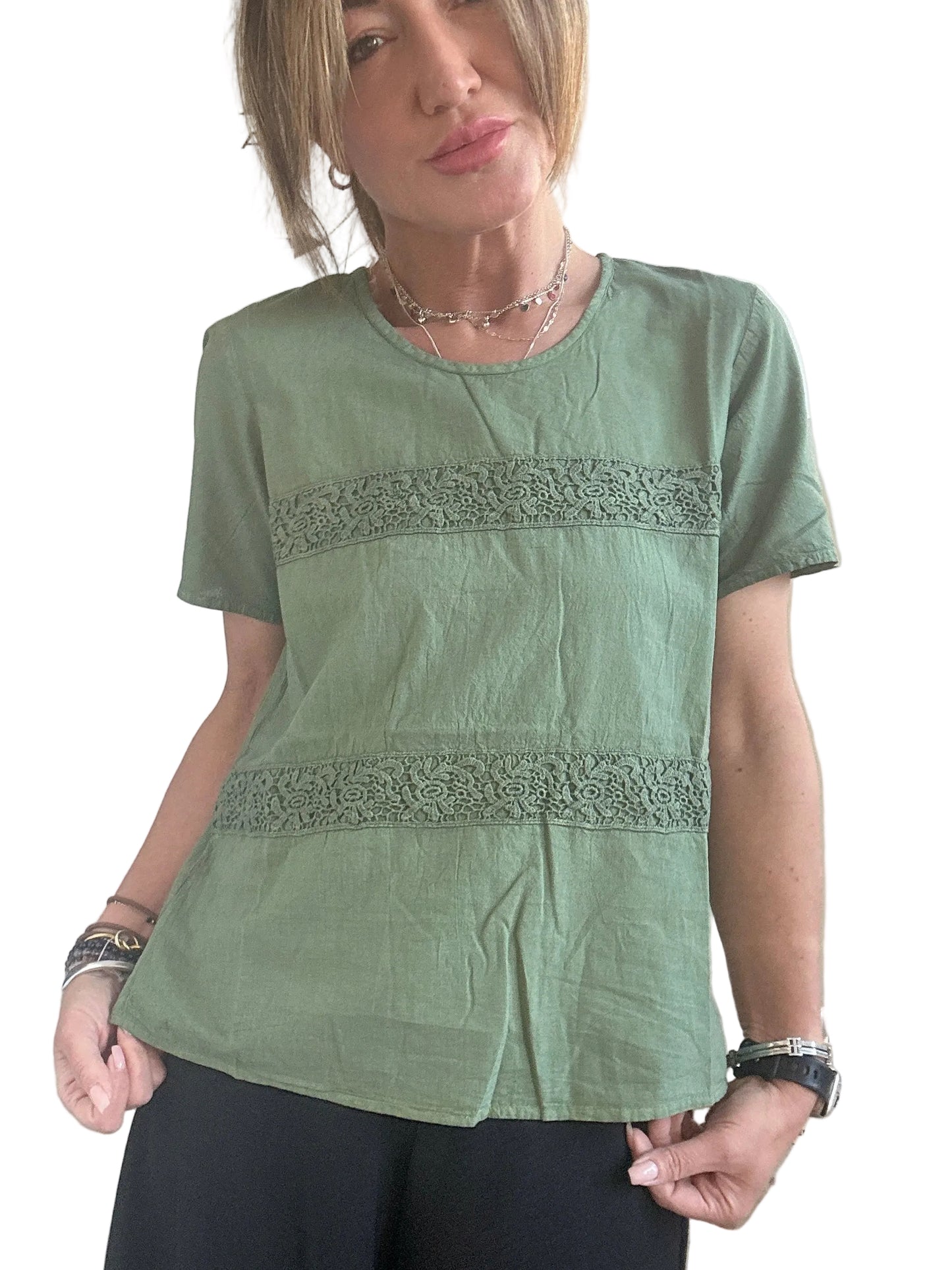 Blusa in mussola