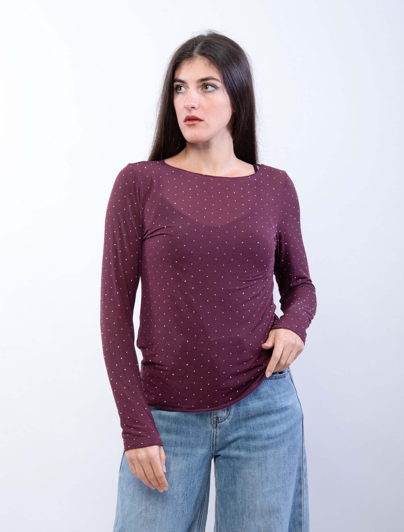 Maglietta misto cachemire