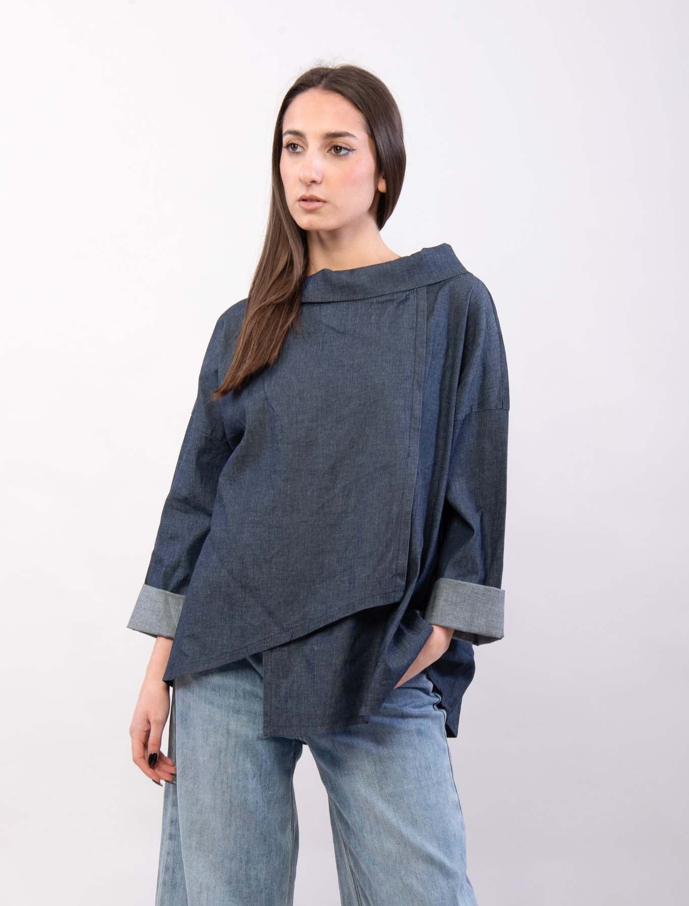 Blusa in chambray