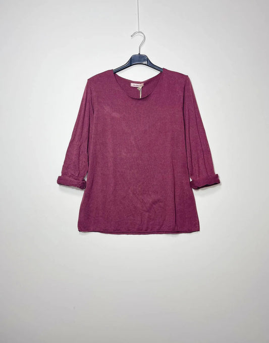 Maglietta misto angora