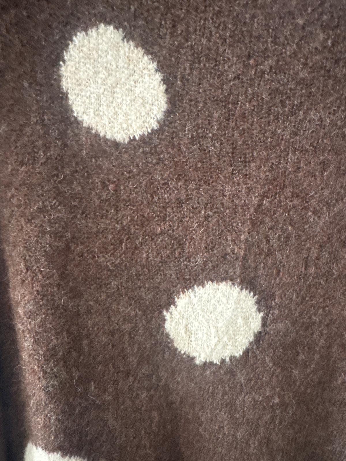 Maglia a pois in lana